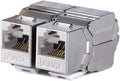 10 Pcs Cat7 Shielded Tool-Less Keystone Jack O23296