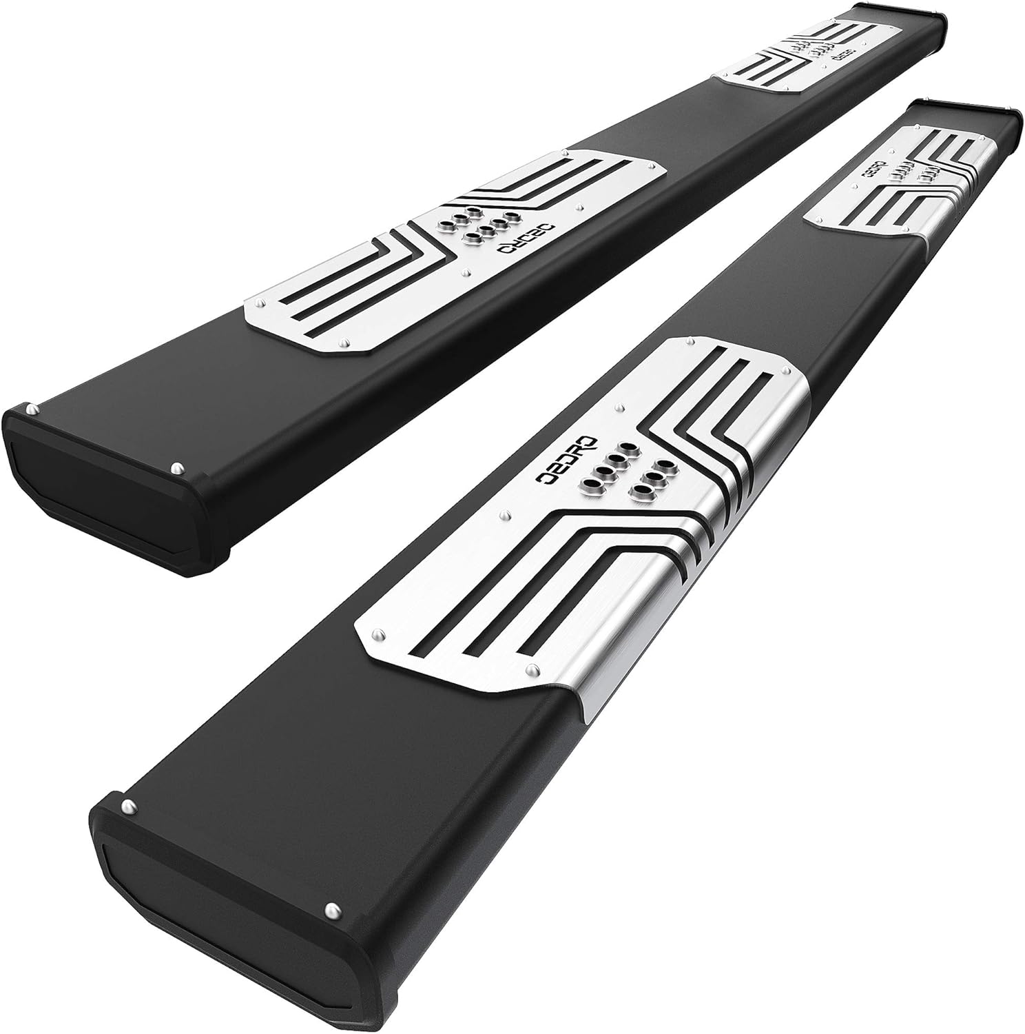 Silver Textured Aluminum Alloy Side Step Nerf Bars H9875