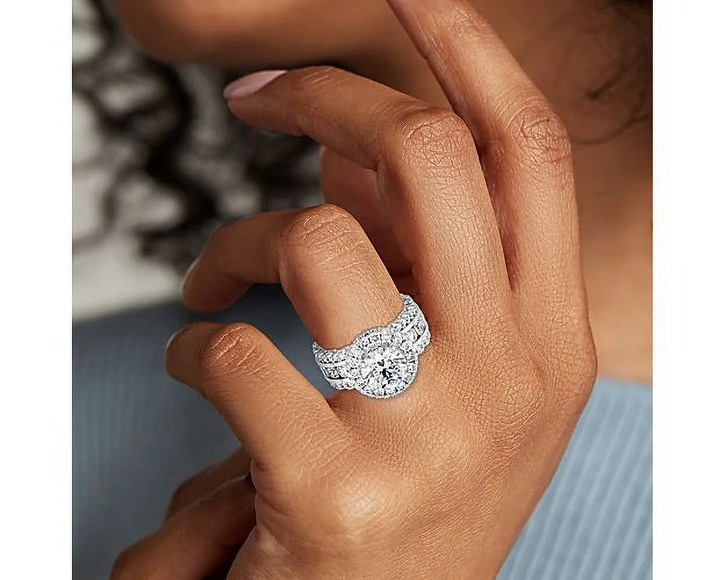 14K White Gold Solitaire Diamond Ring Size 7 C499730