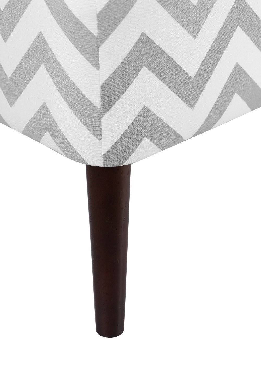 Gray Chevron Accent Chair J493780