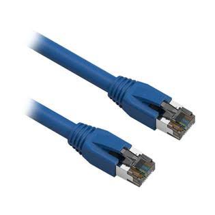 Cat 8 Ethernet Cable 7 ft. Blue 24AWG S/FTP U811