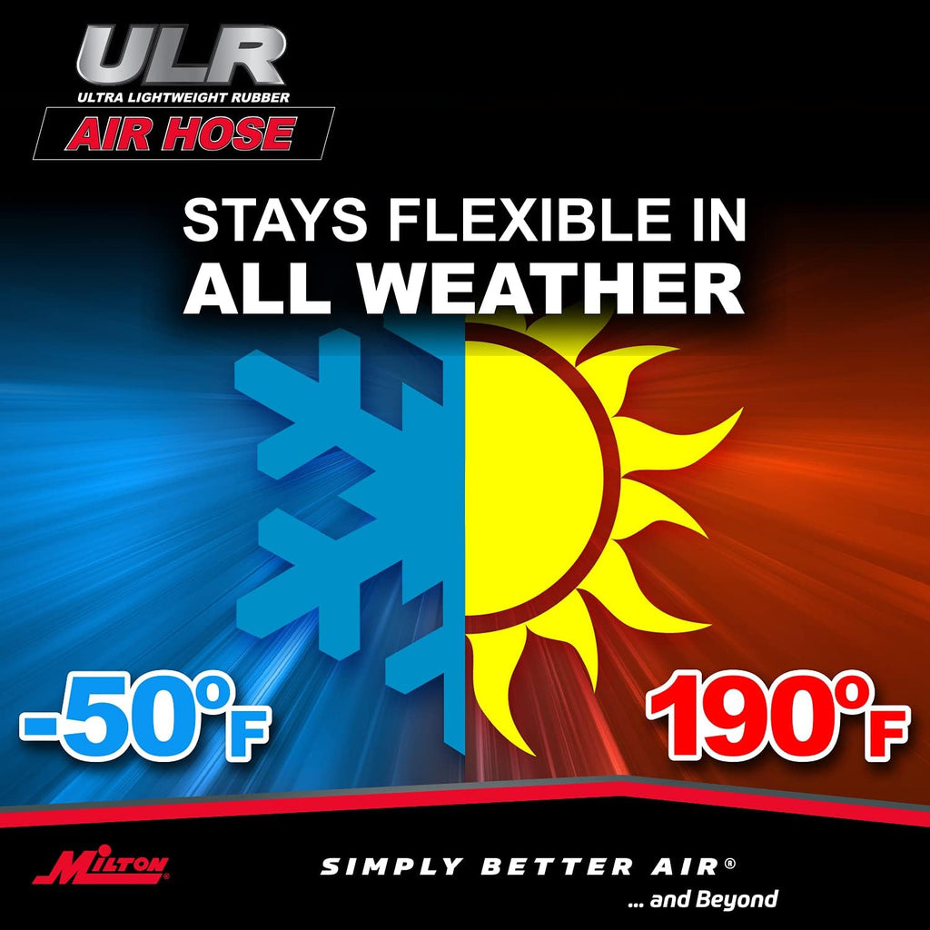 50 ft. x 1/2 ID Ultra Lightweight Rubber Air Hose G44796