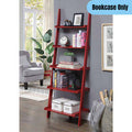 Red 5-Tier Wooden Ladder Bookcase C181