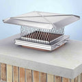 12 x 12 Stainless Steel Chimney Cap with Mesh O1520