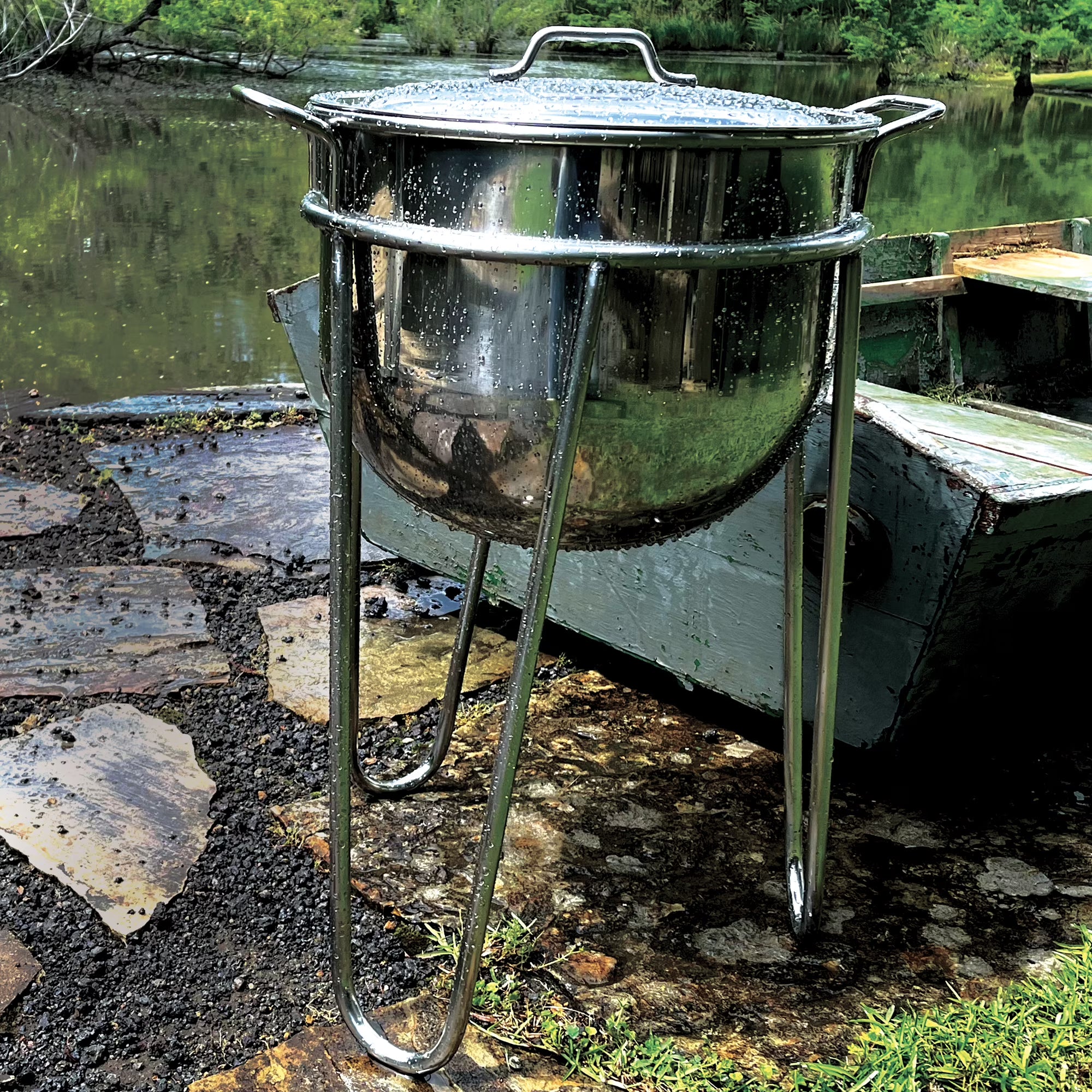 8-gal Stainless Steel Kettle with Stand A268
