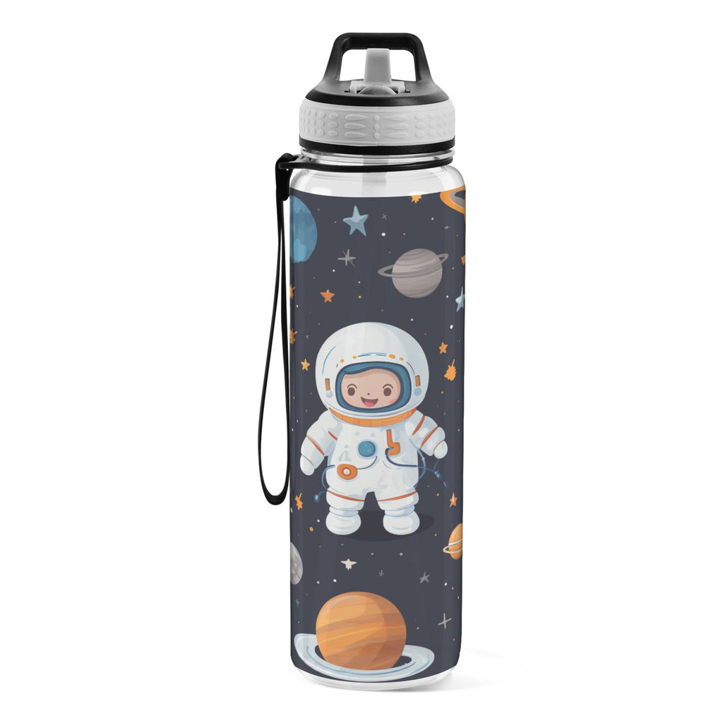 Clear Tritan 32oz Water Bottle with Straw D6595
