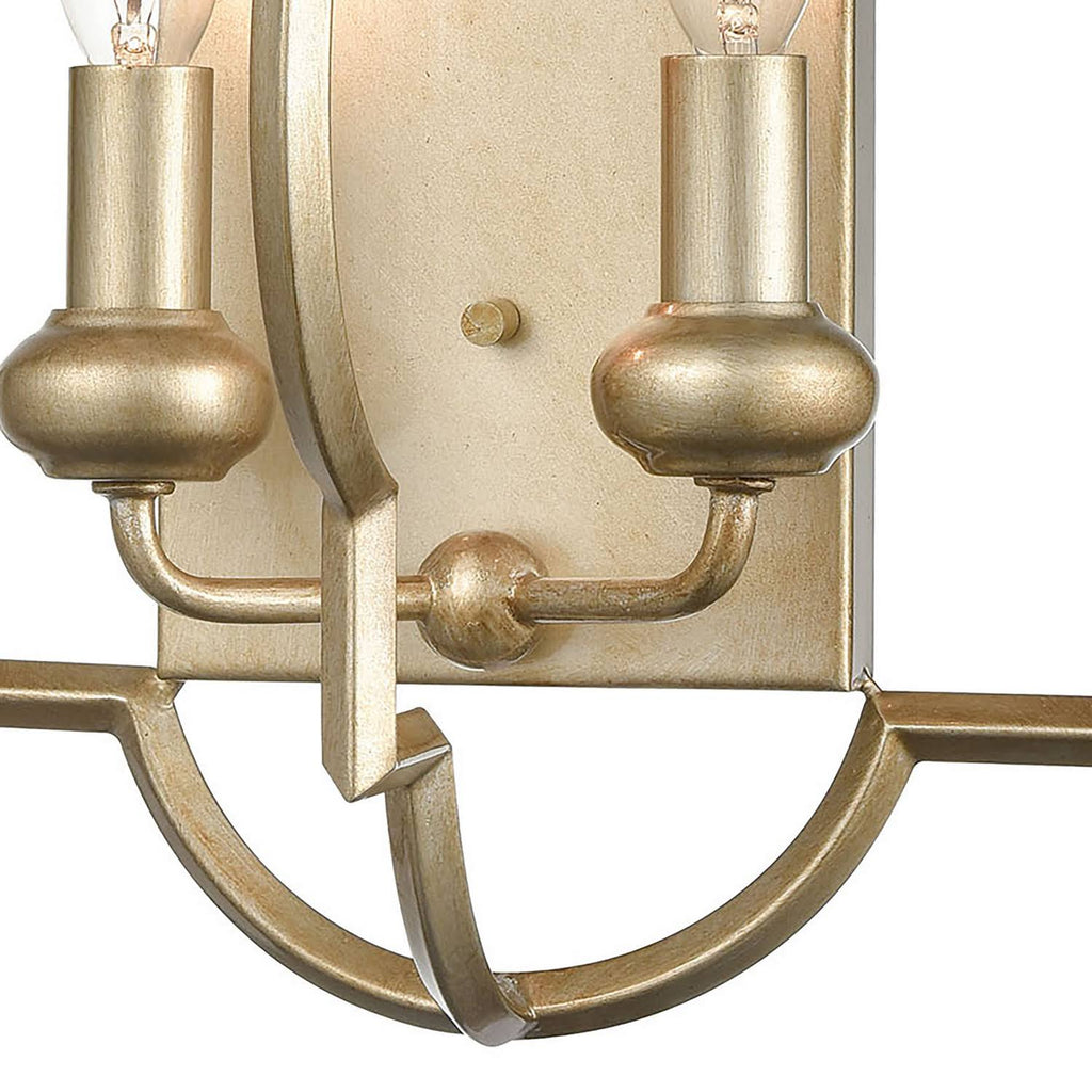 Aged Silver 2-Light Sconce L71962