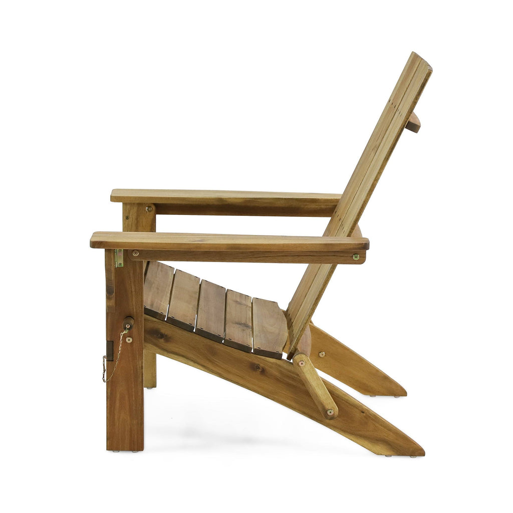 Acacia Wood Foldable Adirondack Chair X3007