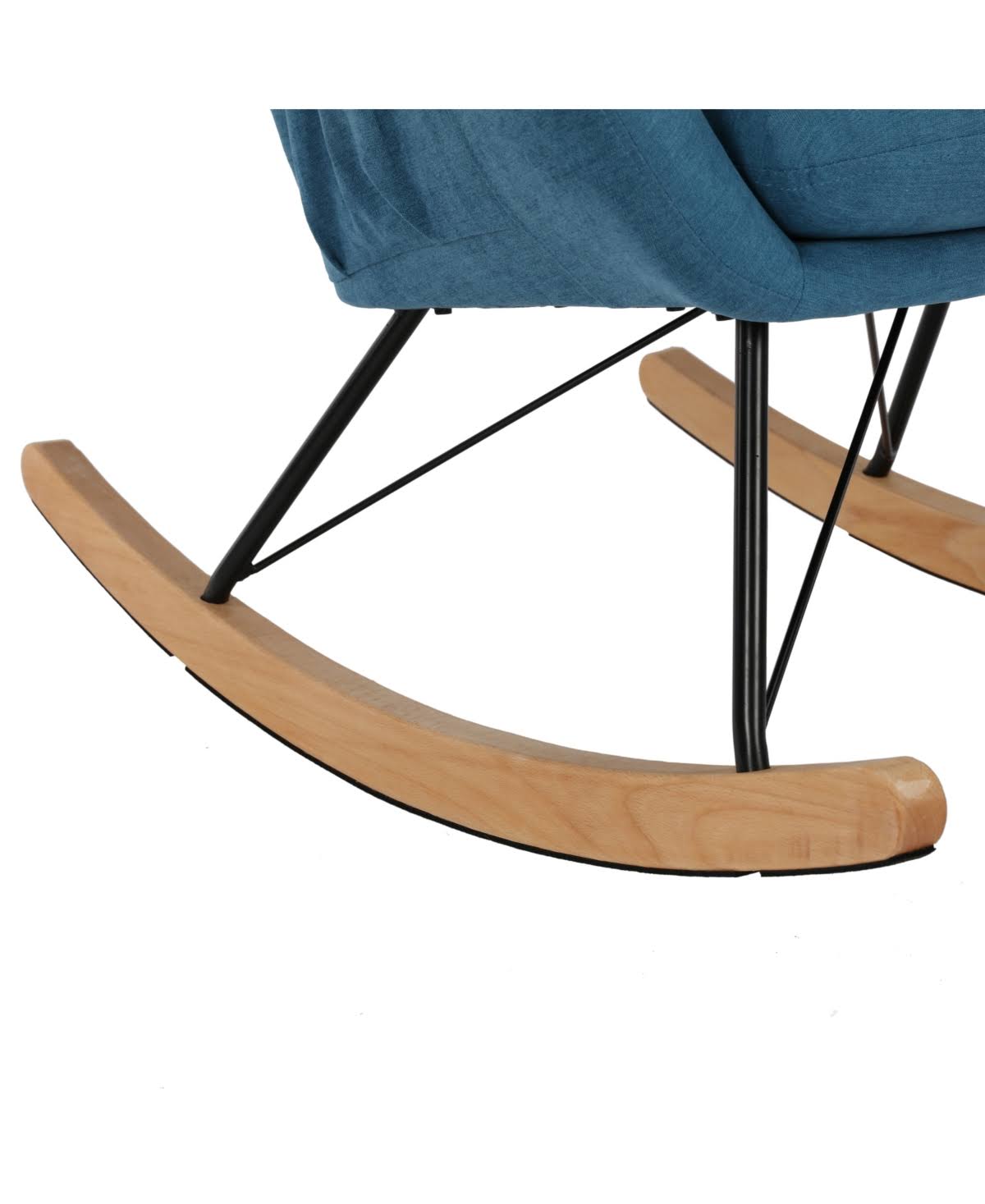 Gray Rocker Chair with Storage Pockets H594