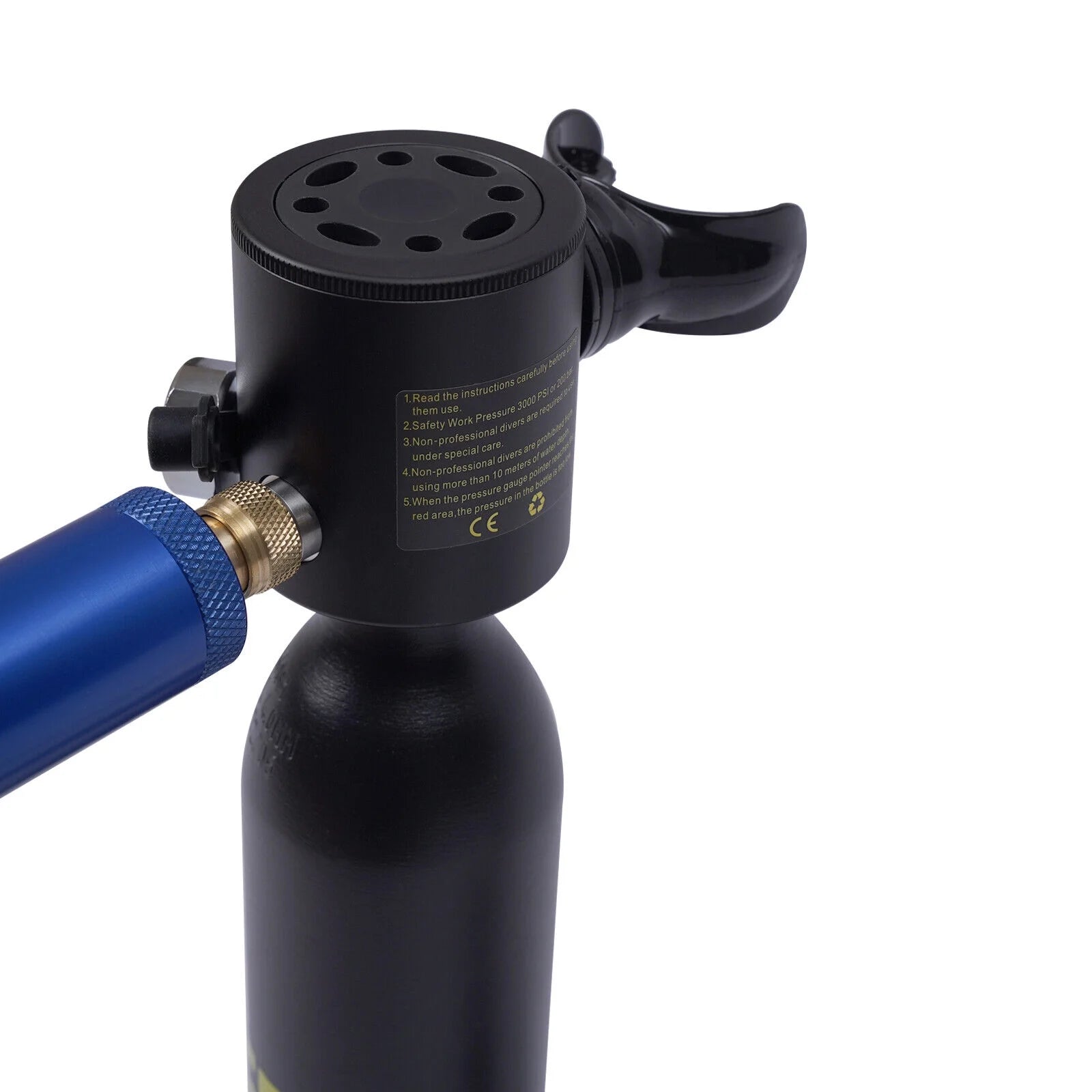0.5L Oxygen Tank 4500PSI High Pressure Pump Mini Scuba Diving Equipment Tool Kit O829462