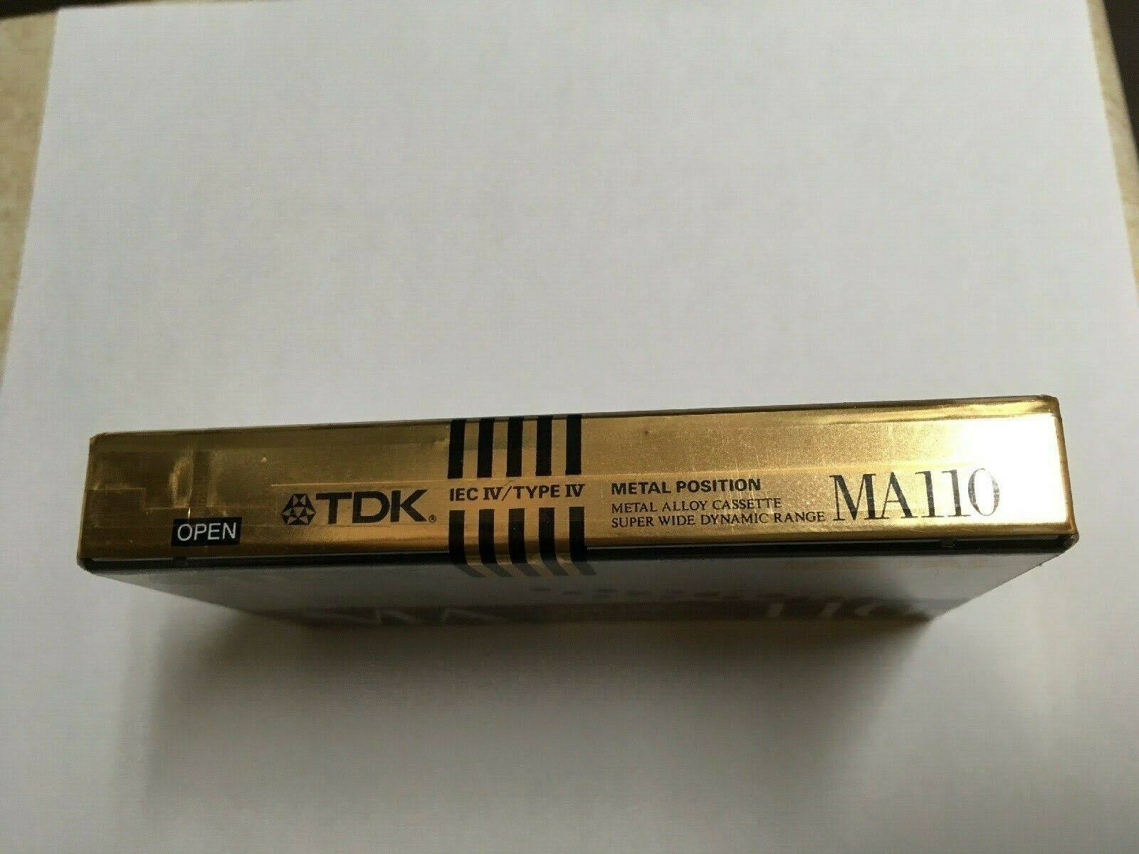 Metal Alloy Cassette Audio Type IV Metal Sealed Tape B923
