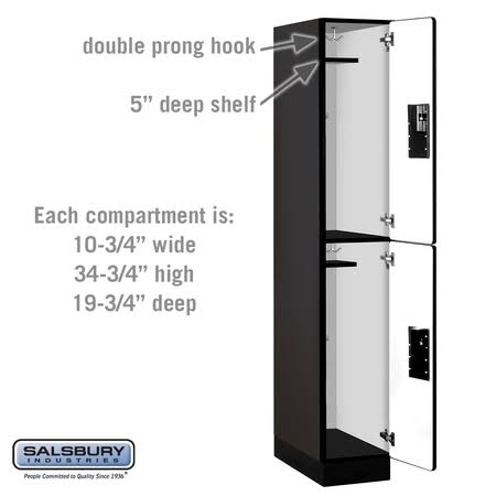 Black Wood Locker E193091