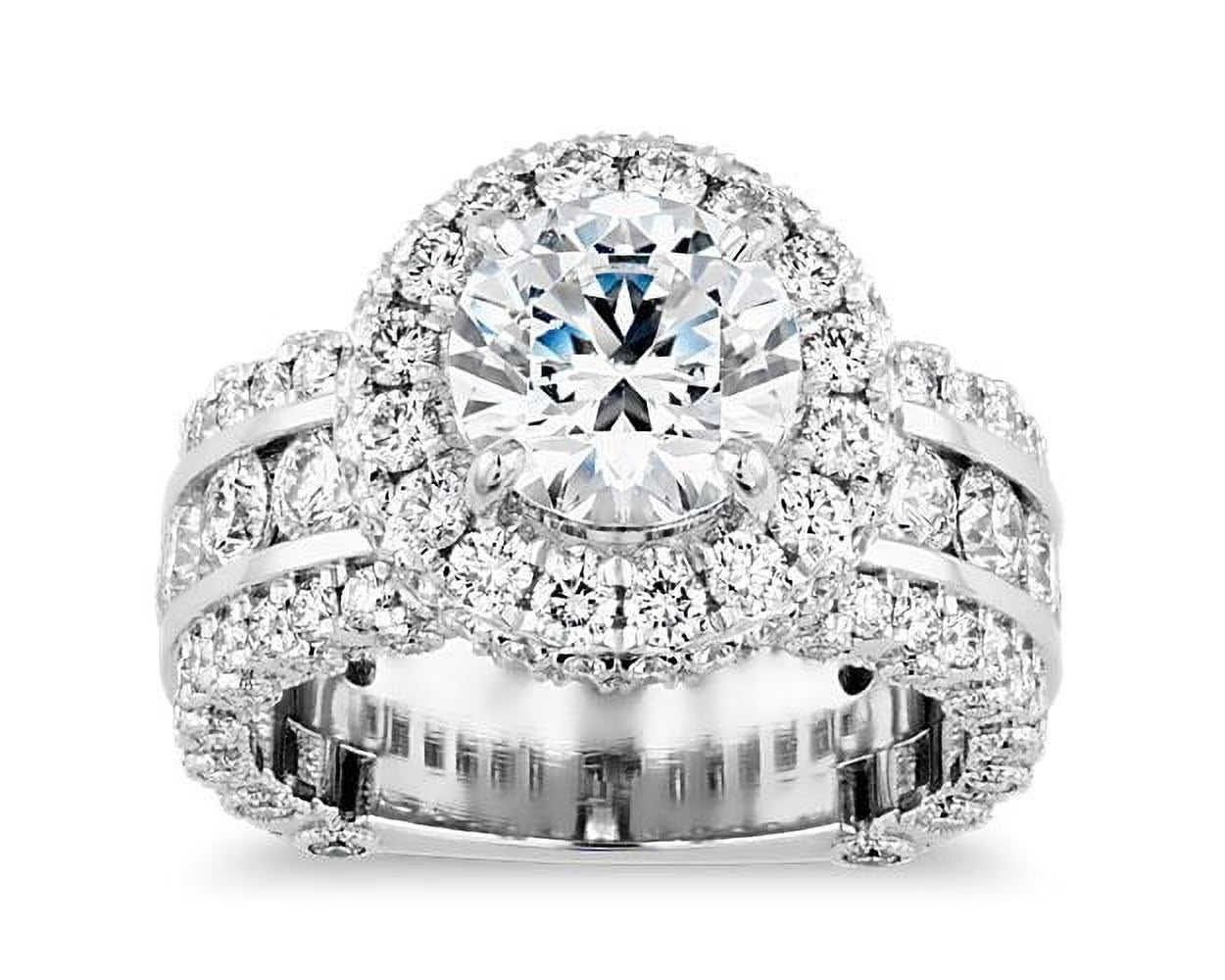 14K White Gold Solitaire Diamond Ring Size 7 C499730