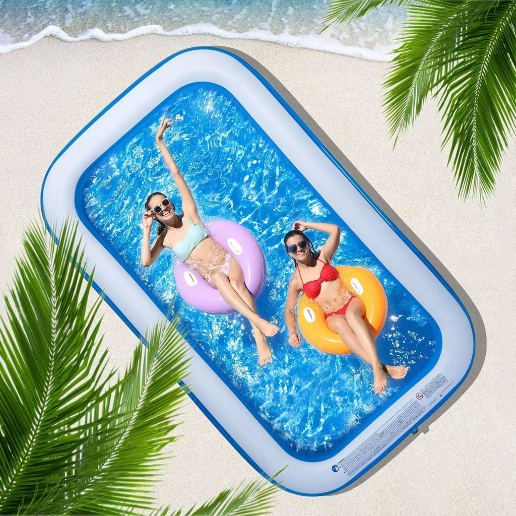 Inflatable Swimming Pool 120" X72" X20" Family Swim Center A8050