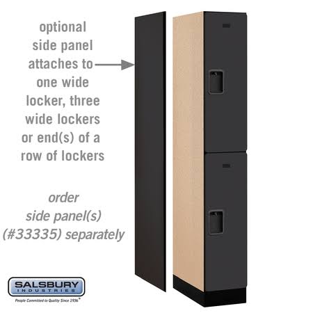 Black Wood Locker E193091