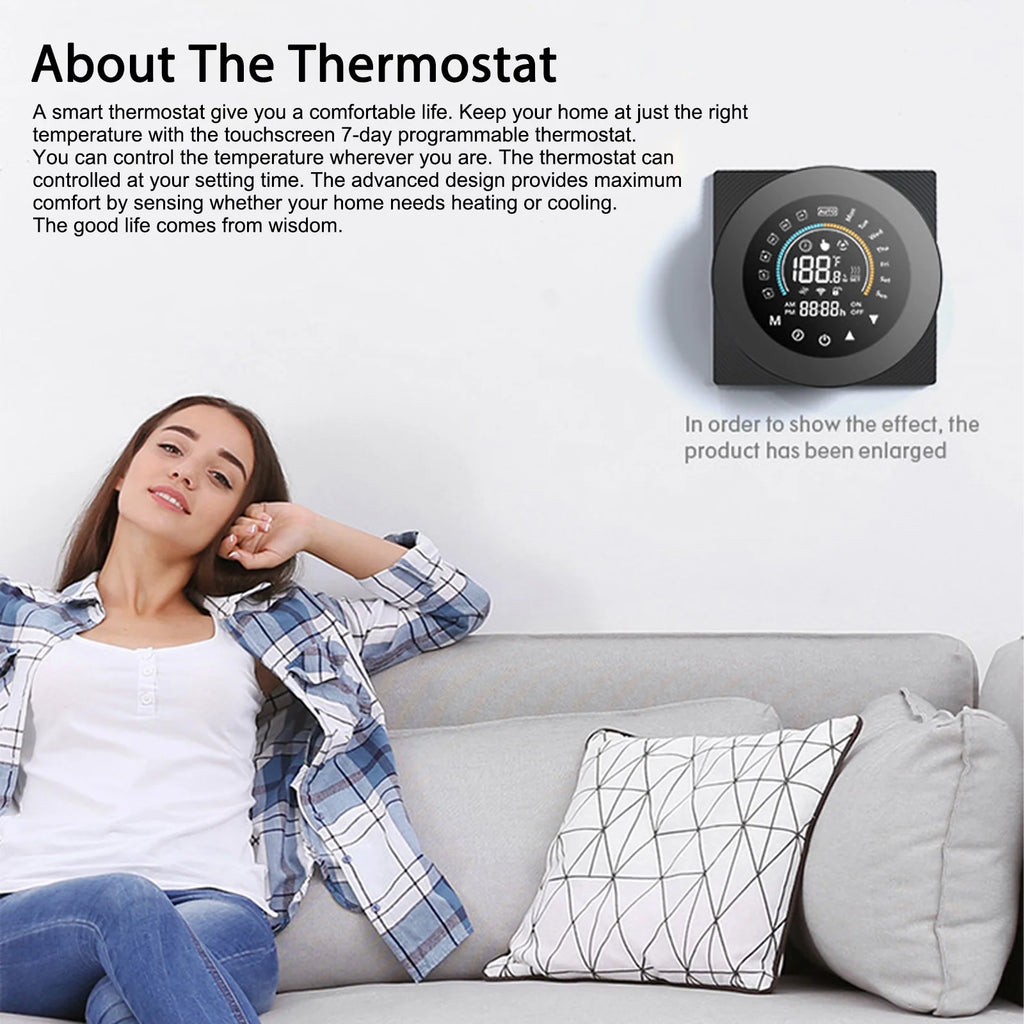 Electric Heating Digital Controller with Large LCD Display E507645