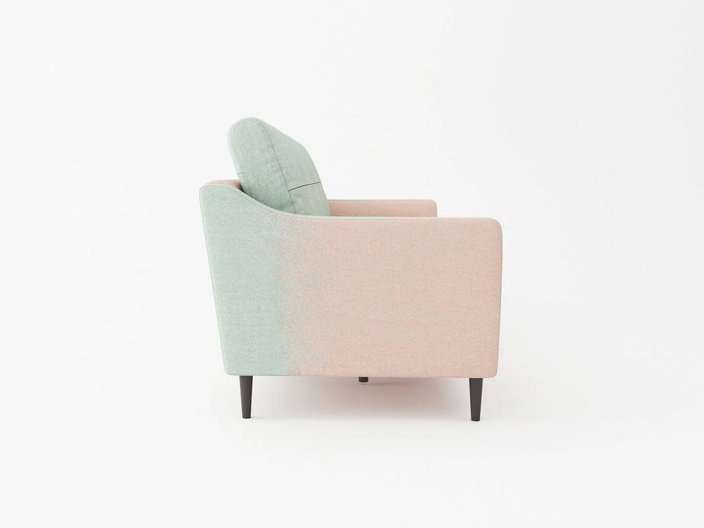 Tufted Futon Sofa with Metal Legs V95586