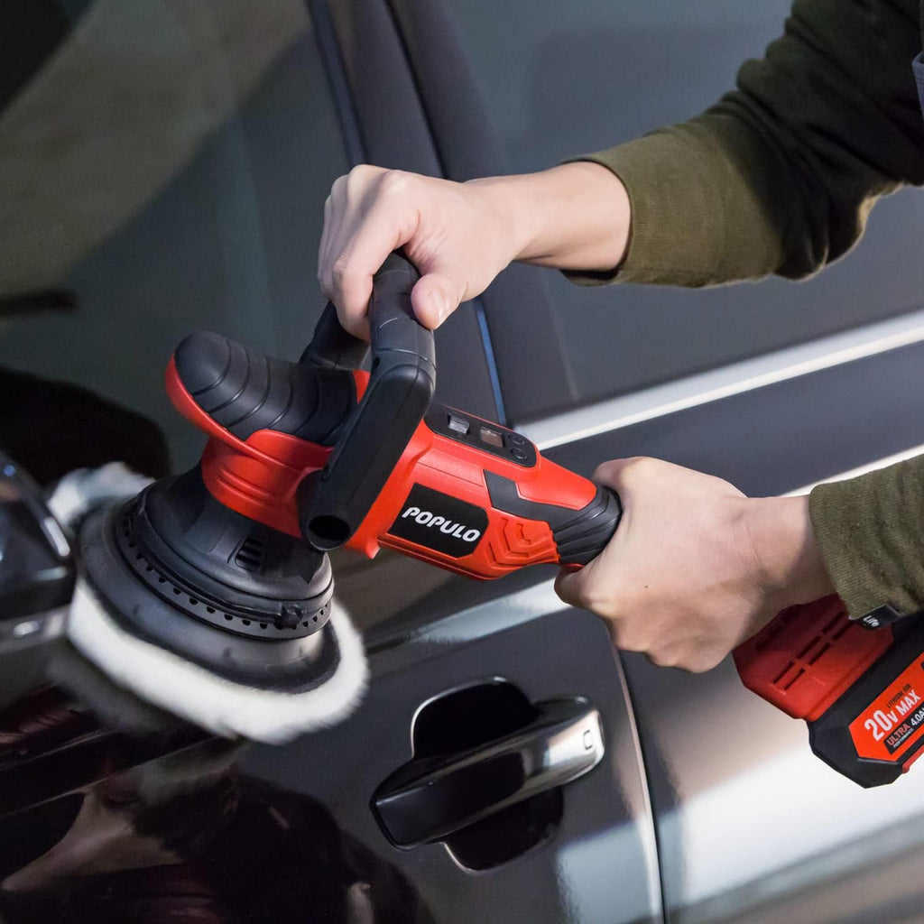 6-inch Cordless Random Orbital Polisher with 4.0Ah Battery E777313