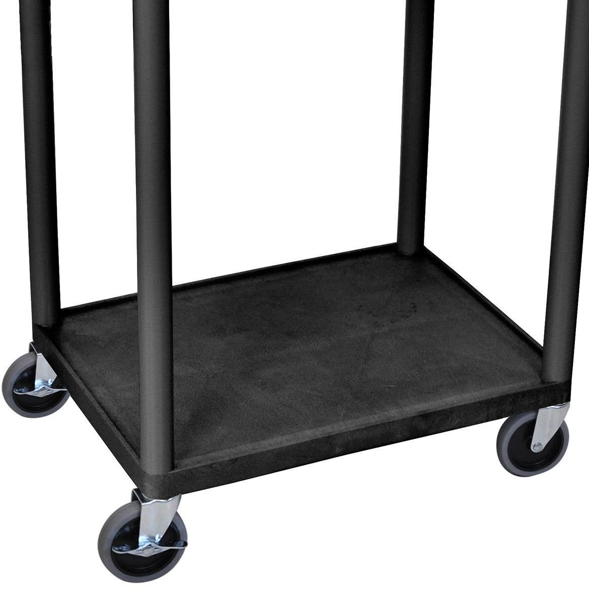 2 Shelf Utility Cart Black A97971