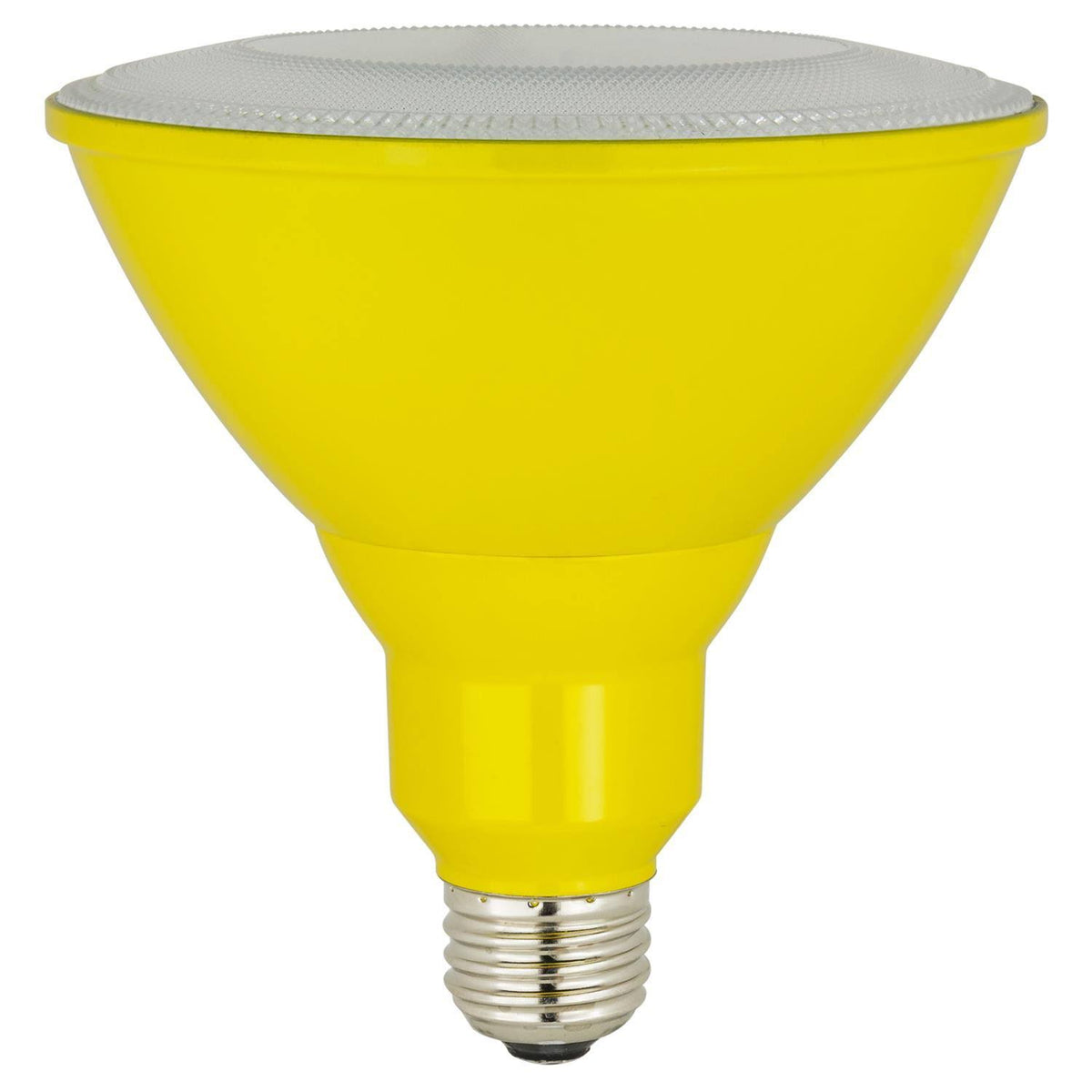 Yellow PAR38 LED Floodlight Bulb, 8W, E26 Base, Wet Location B481935