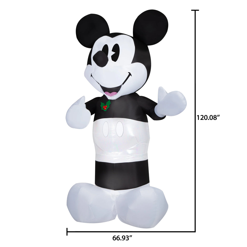10 foot tall Airblown Inflatables Giant Christmas Mickey Mouse K66794