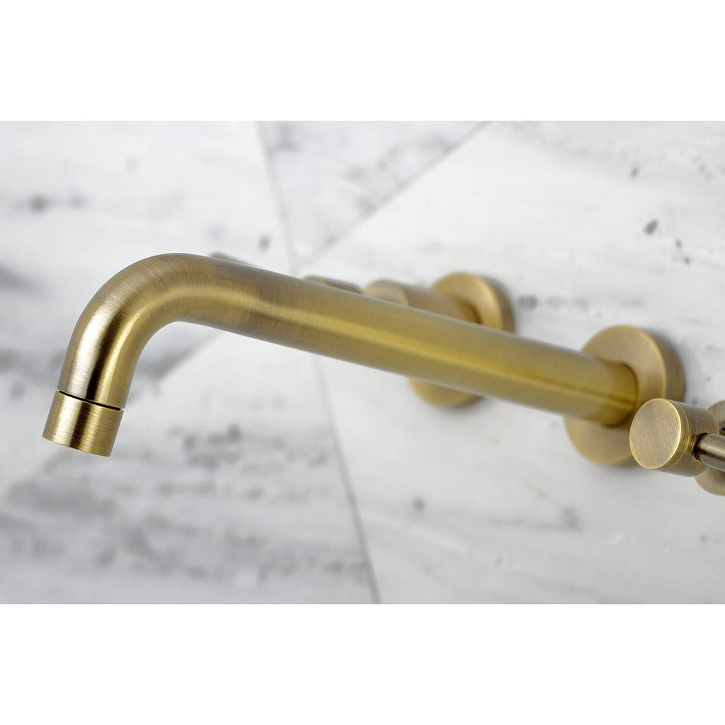 Polished Brass Wall Mount Roman Tub Faucet L77718