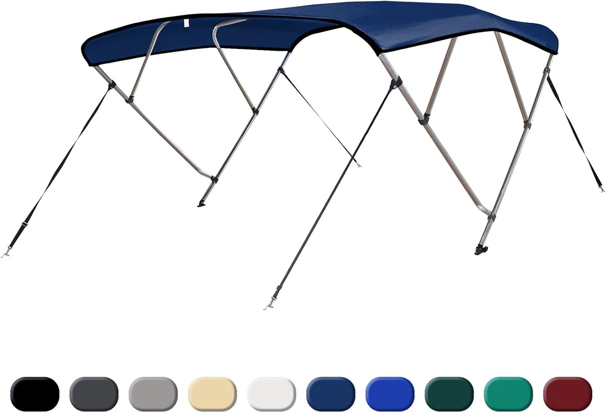 4 Bow Bimini Top Cover with Aluminum Frame D6975