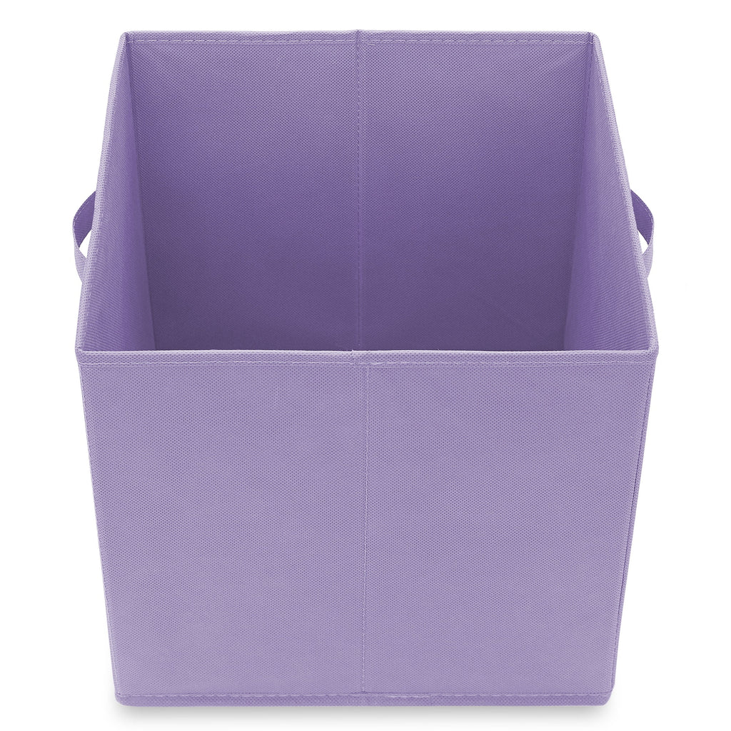 Set of 6 Fabric Storage Cube Bins, Lavender Purple U3541