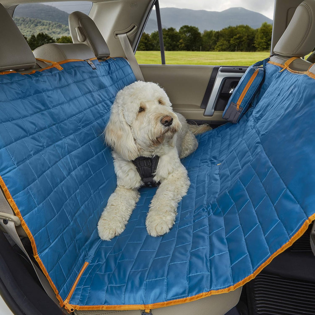 Khaki Heather Charcoal Grey Dog Car Hammock Seat Cover Pack of 2 T45160