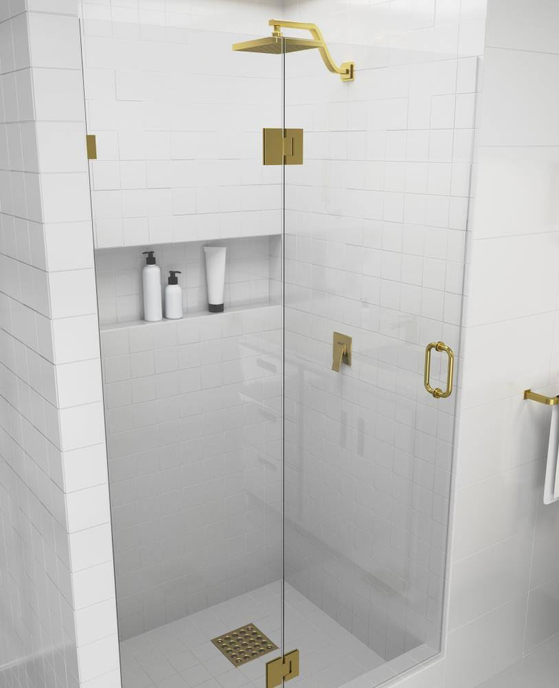39.25x22 W x 78x22 H Hinged Frameless Shower Door M873361
