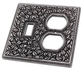Vintage Pewter Wall Plate C60524