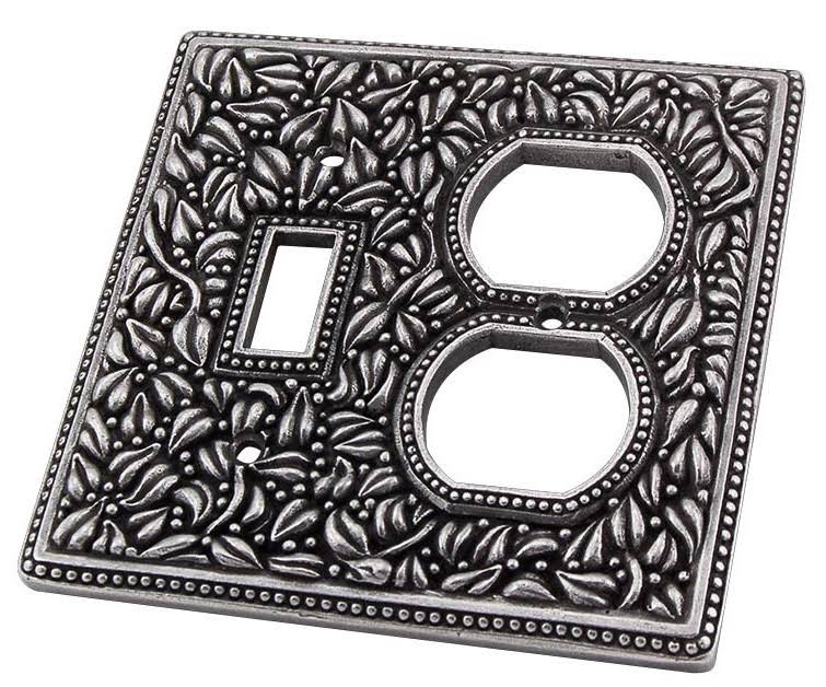 Vintage Pewter Wall Plate C60524