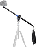 30 Inch Aluminum Tripod Extension Arm Overhead Camera Mount with Phone Holder W63341