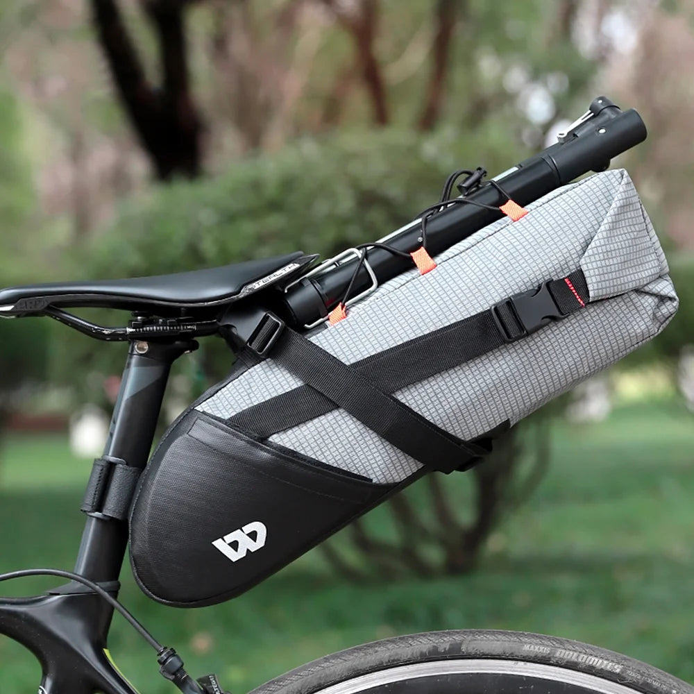 Waterproof Bike Saddle Bag 10L Tail Bag Pannier S12780