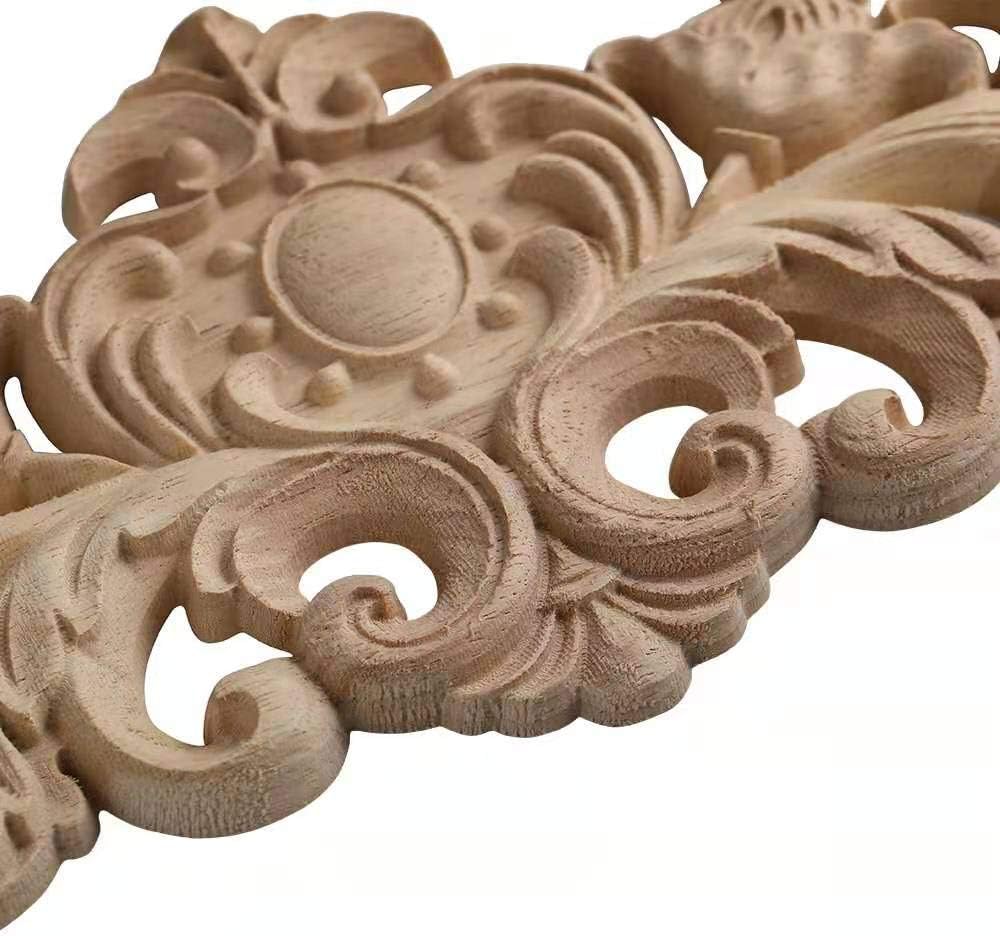 80x20cm European Style Wood Carving Applique Pack of 2 I7854