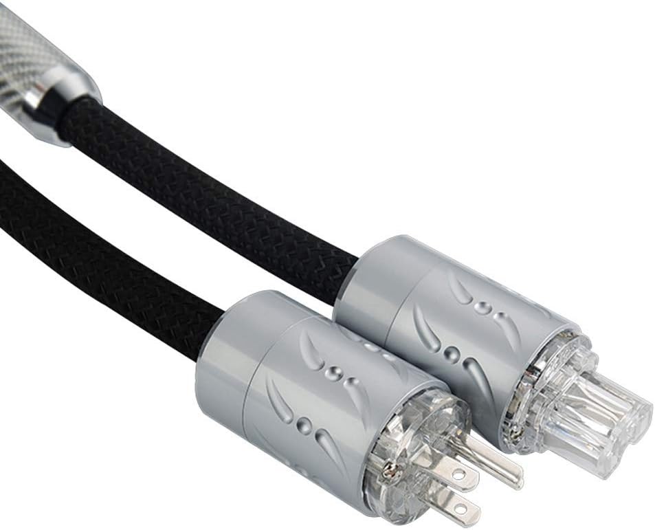 16pcs Multiplex Copper Audio Mains Cord with Rhodium Plated US Standard Connector D898706