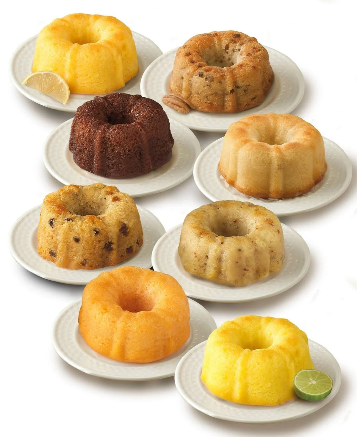8 Pack Tropical Mini Bundt Cake Sampler C964
