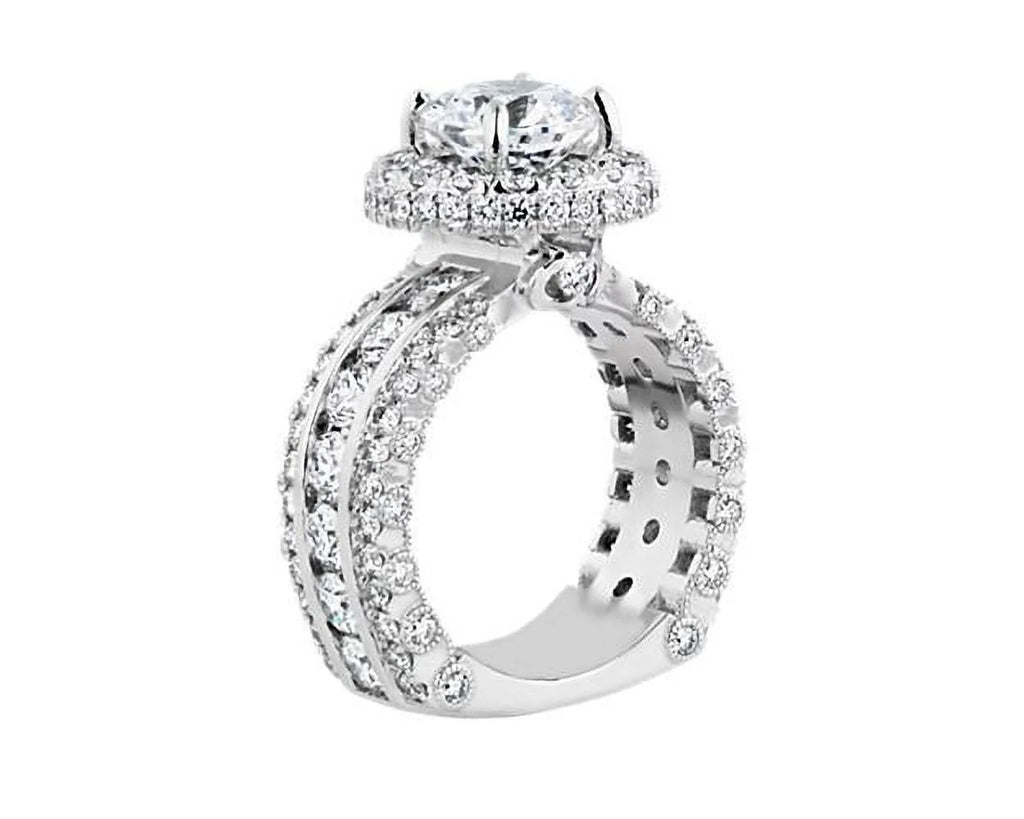 14K White Gold Solitaire Diamond Ring Size 7 C499730