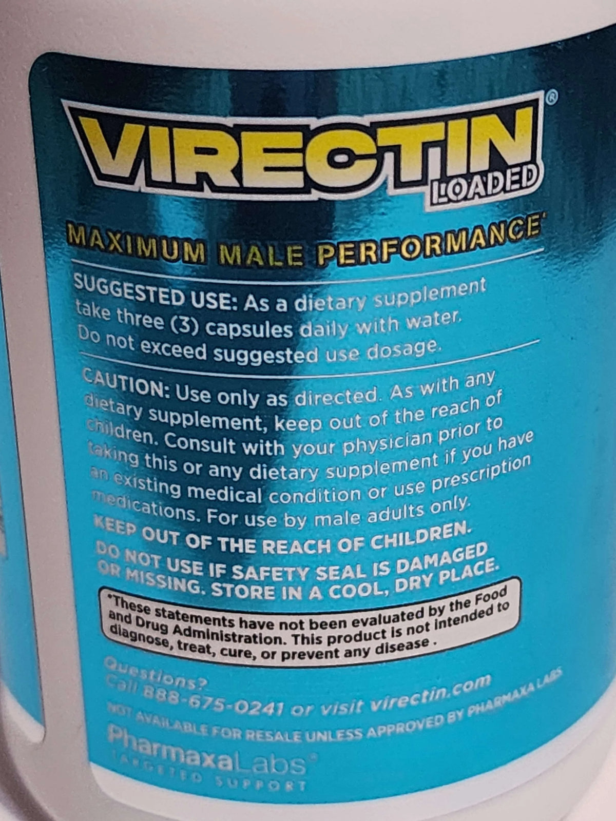 Male Performance Dietary Supplement F5482