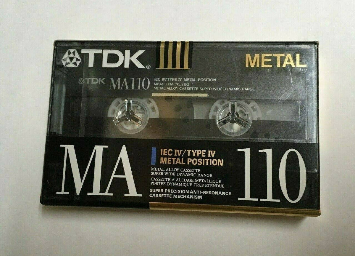 Metal Alloy Cassette Audio Type IV Metal Sealed Tape B923