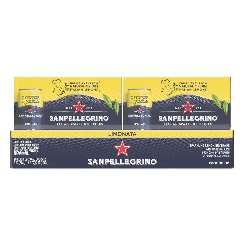 Sparkling Lemon Beverage, 24 Pack of 11.15 Fl Oz Cans C246