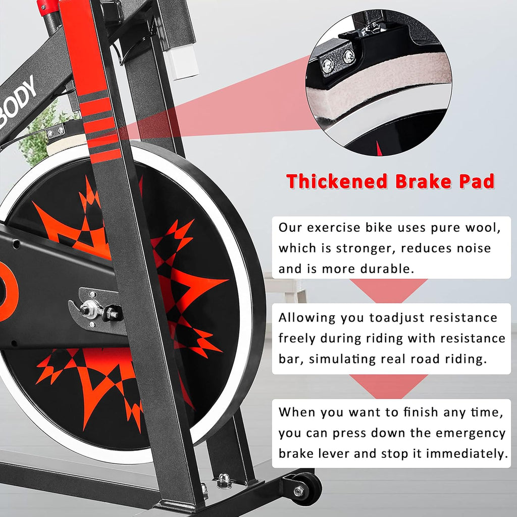Upright Exercise Bike with Belt Drive L320427