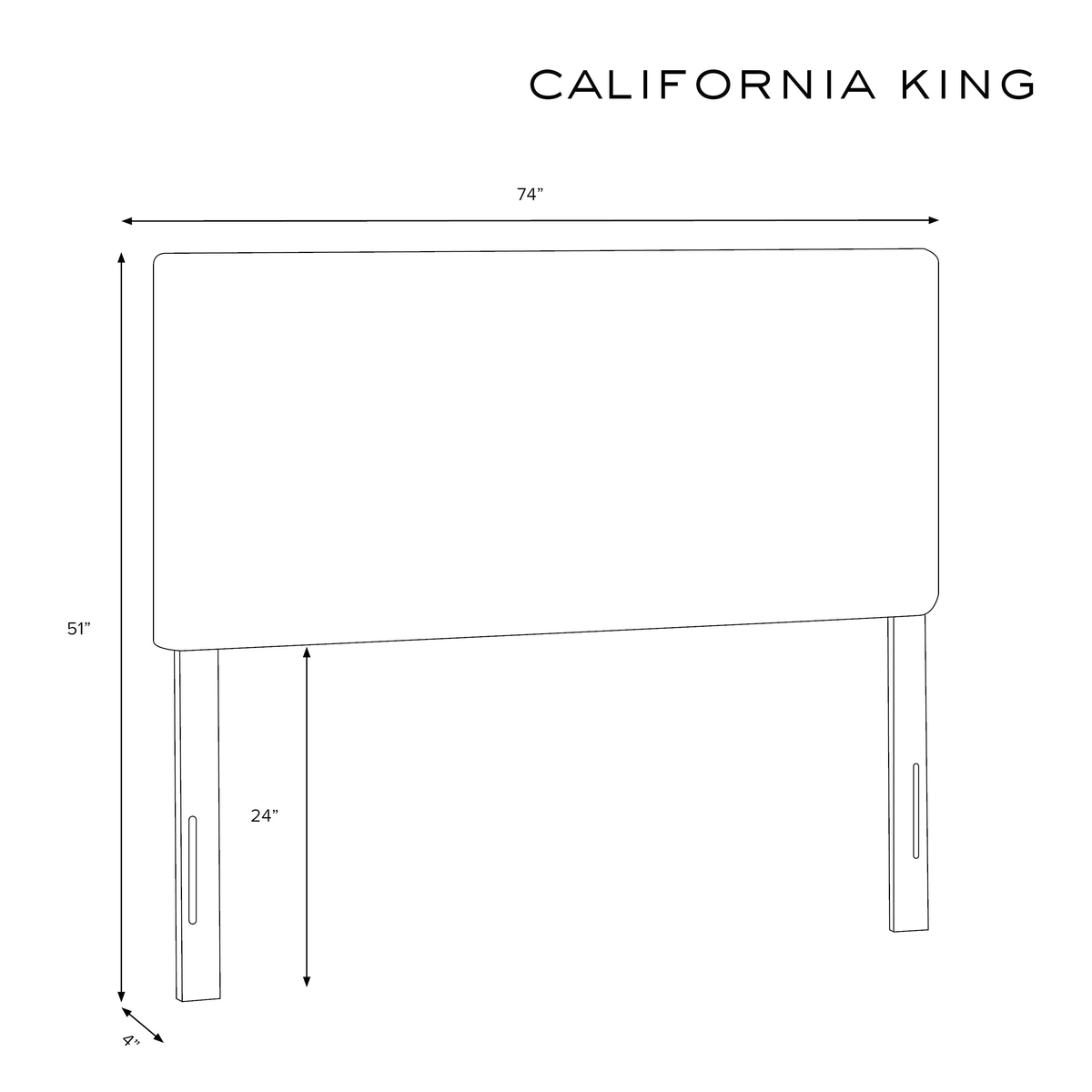 Twin Tufted Velvet Headboard A3282