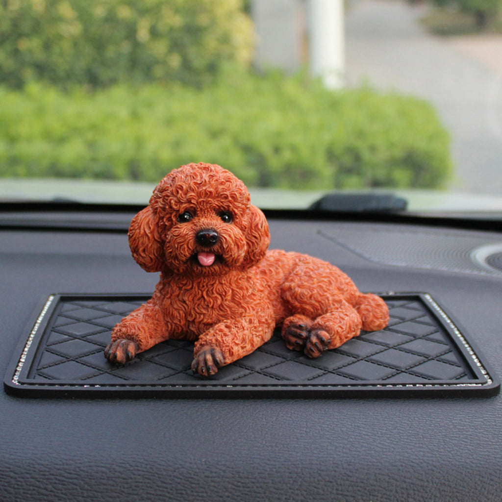Brown Teddy Dog Dashboard Decoration Doll R9476