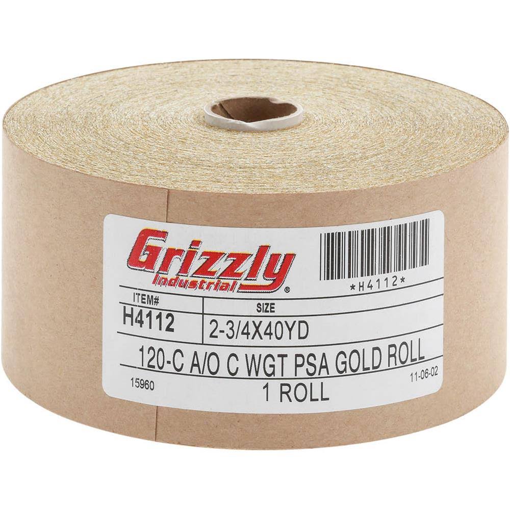 2-3/4x22 x 120 A/O Sanding Roll, PSA A7815