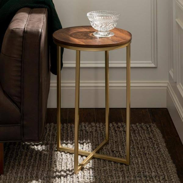 Mid Century Modern X-Base Side Table L20271