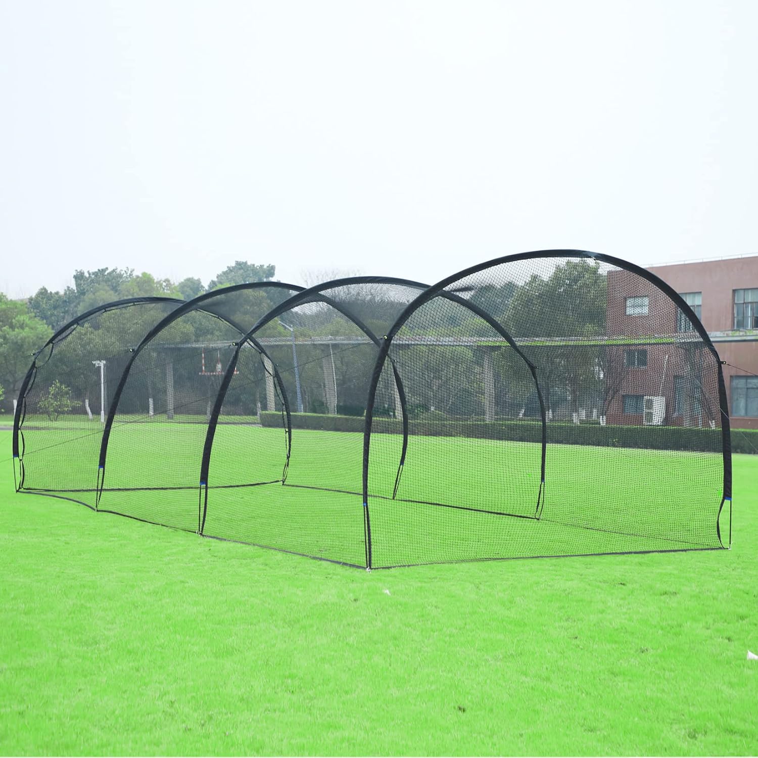 Baseball Batting Cage Net with Frame, 29.5 x 13 x 9 ft P929