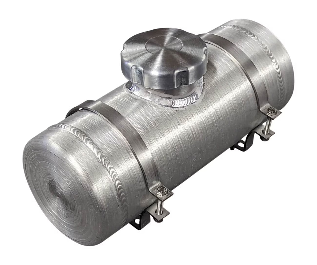 4x8 Center Fill Spun Aluminum Gas Tank .39 Gallon 1/4 NPT F40875