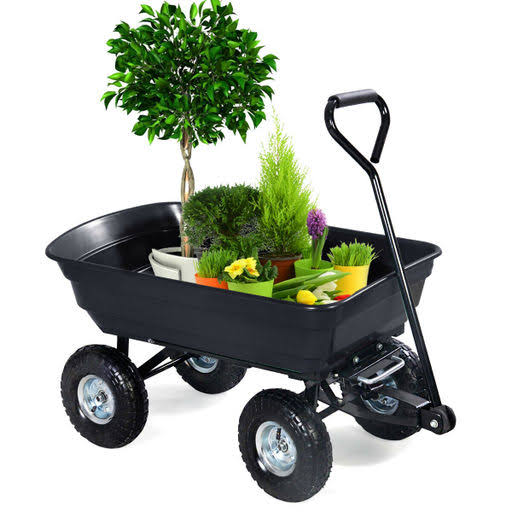660lbs Garden Dump Cart with Air Tires I247