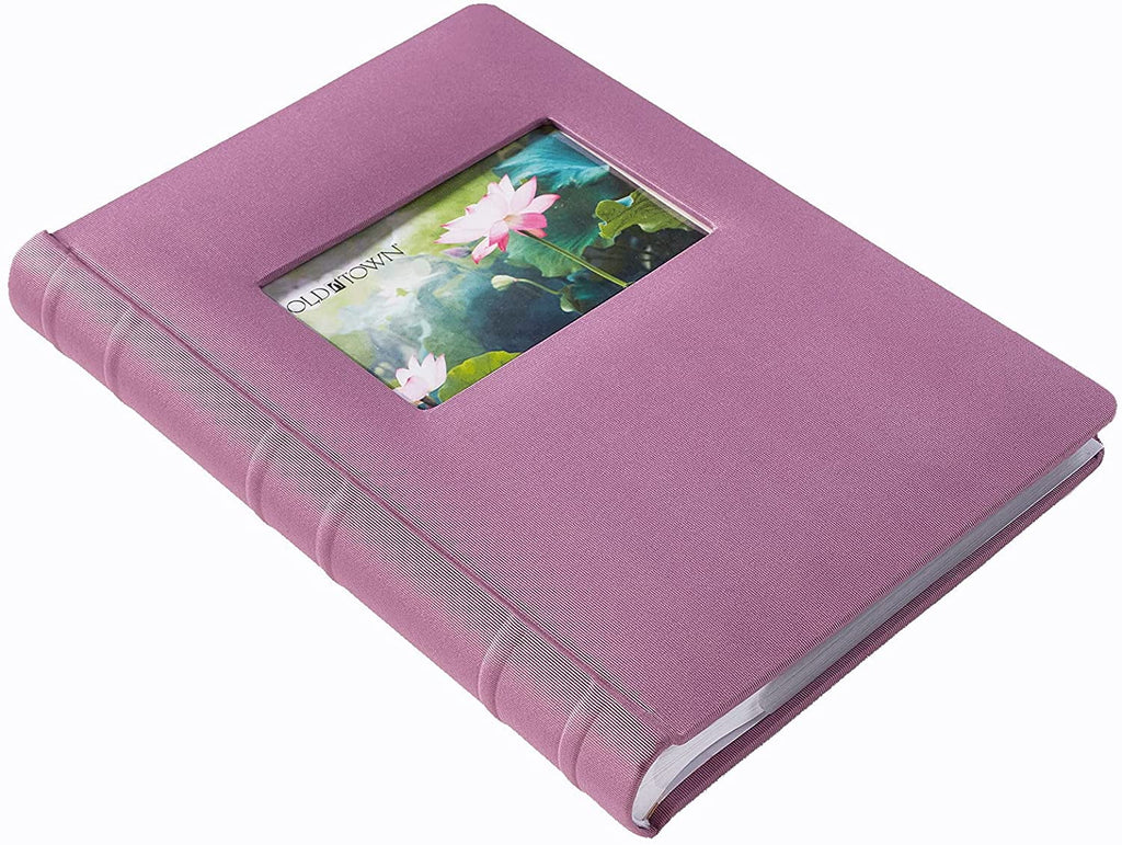 Fabric Cover Single Photo Album (Mauve) P260